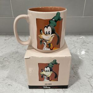 Vintage Disney Goofy Mug Coffee Cup Ceramic 1990s Original Box Made In Thailand